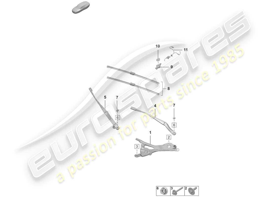 windshield parts diagram