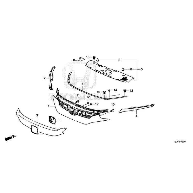 2018 honda civic parts diagram
