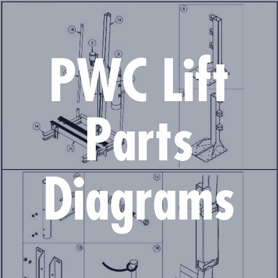 shore station boat lift parts diagram