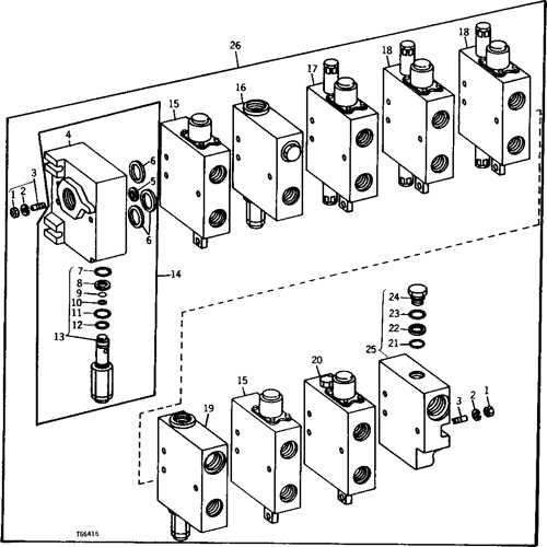 john deere 690b excavator parts diagram