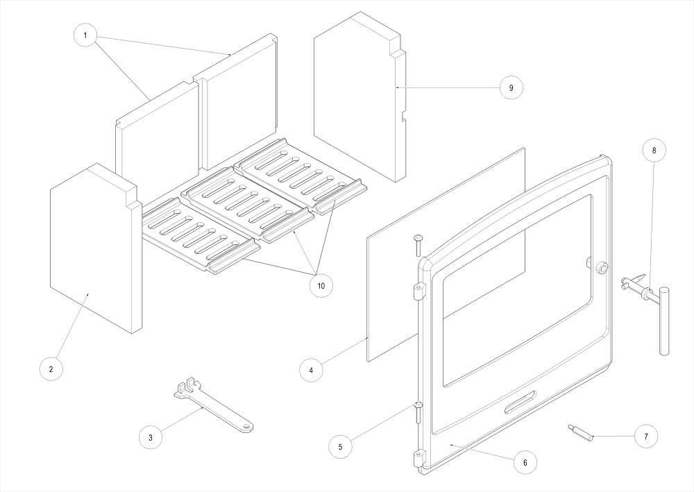 frigidaire oven door parts diagram