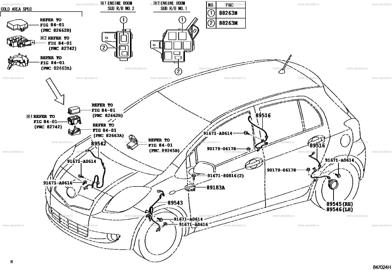 2007 toyota yaris parts diagram