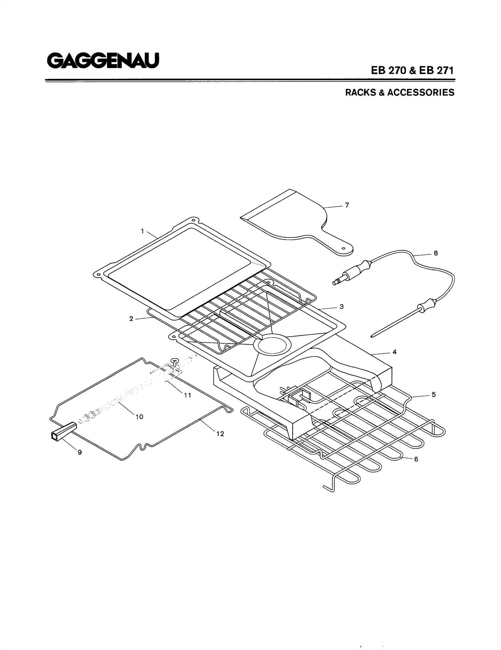 gaggenau parts diagram