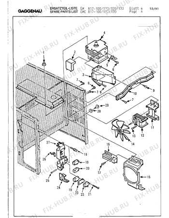 gaggenau parts diagram