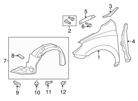 2009 toyota matrix parts diagram