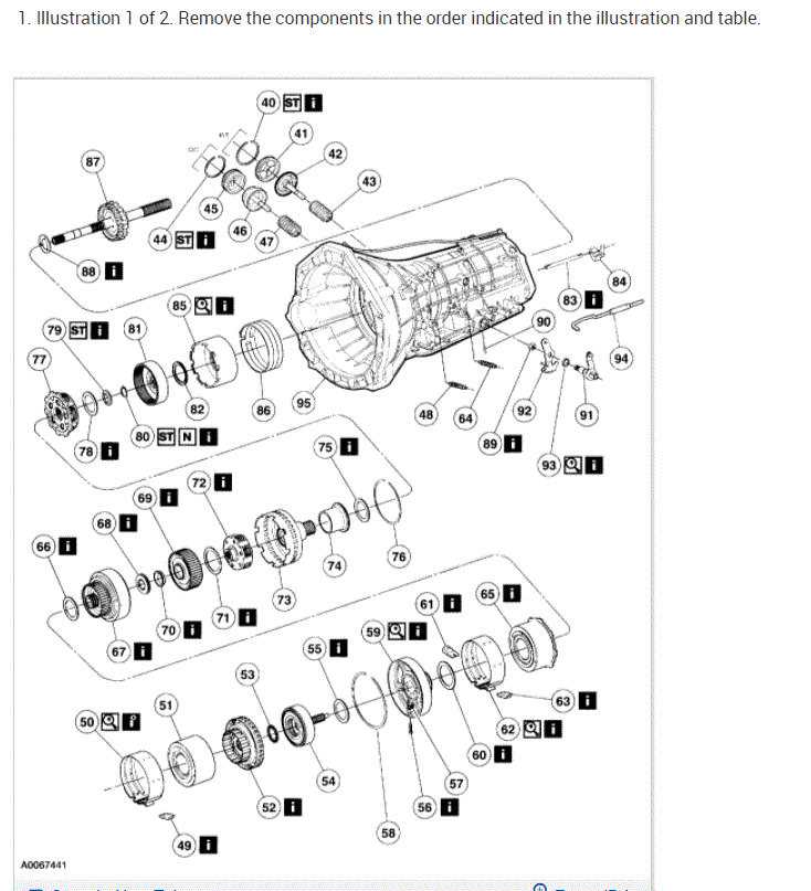 5r55e transmission parts diagram