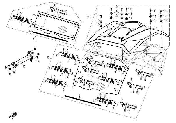 windshield parts diagram