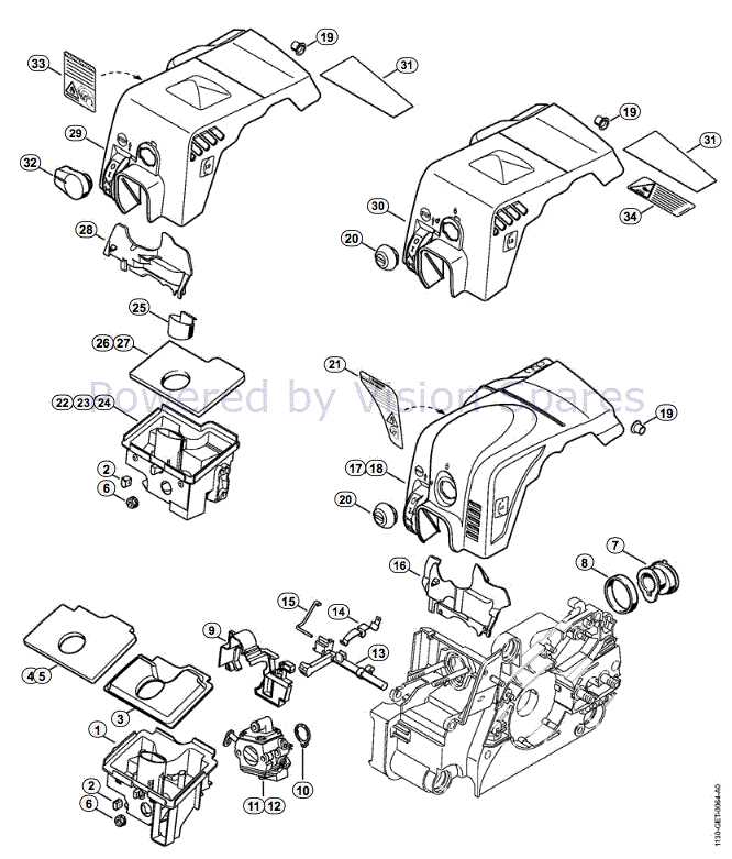 stihl spare parts diagrams