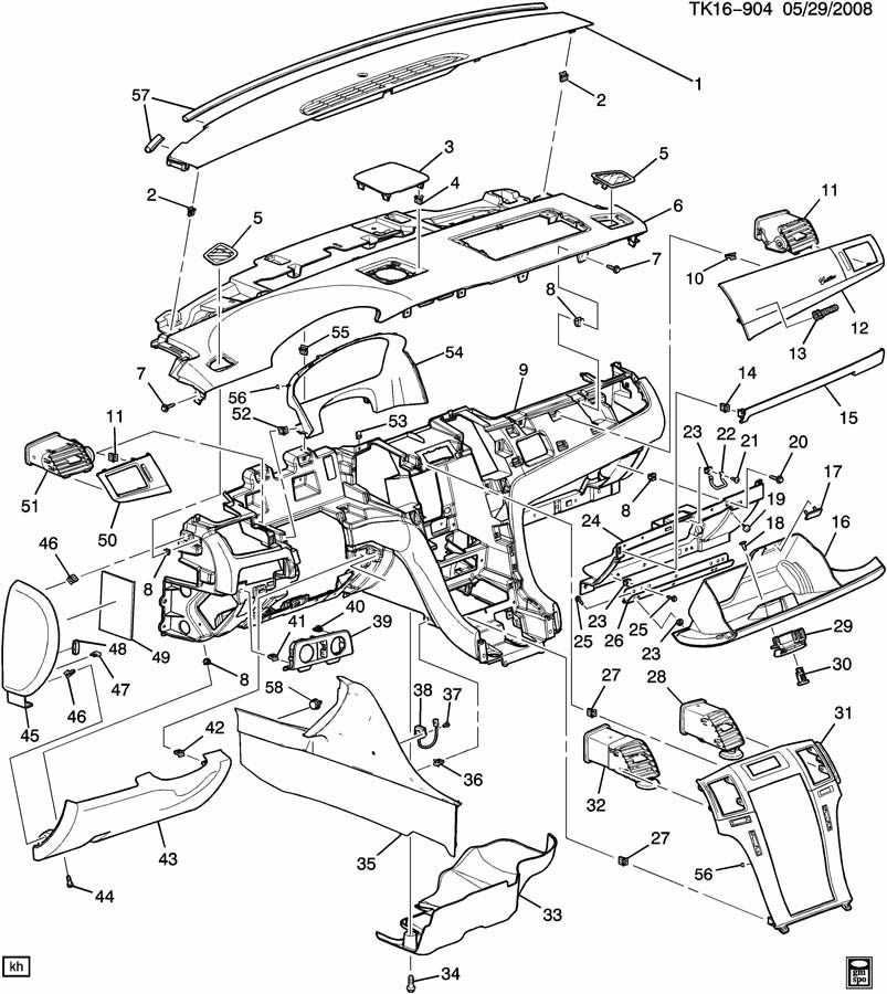 2011 gmc sierra parts diagram