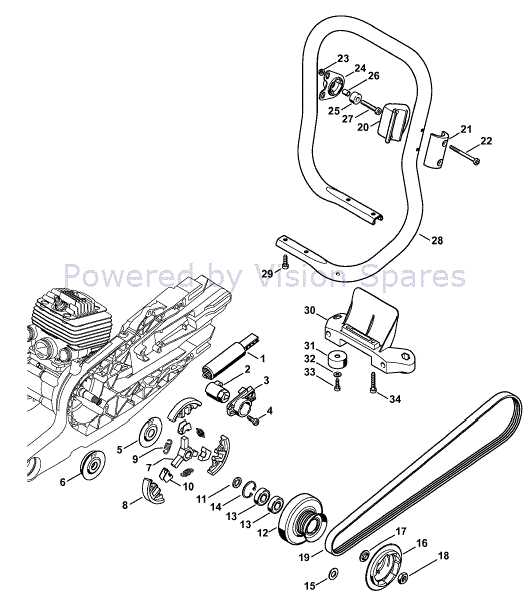 stihl ts800 parts diagram
