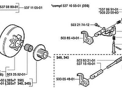 husqvarna 55 chainsaw parts diagram