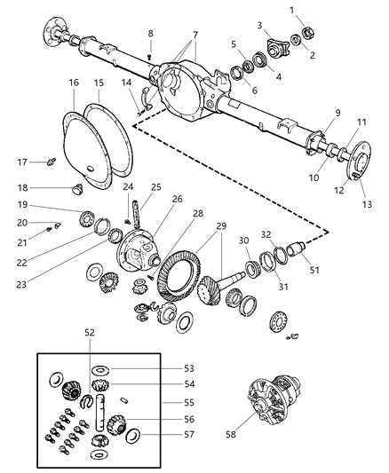 dana 70 parts diagram