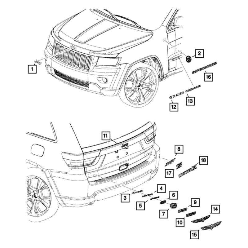 2017 jeep grand cherokee parts diagram