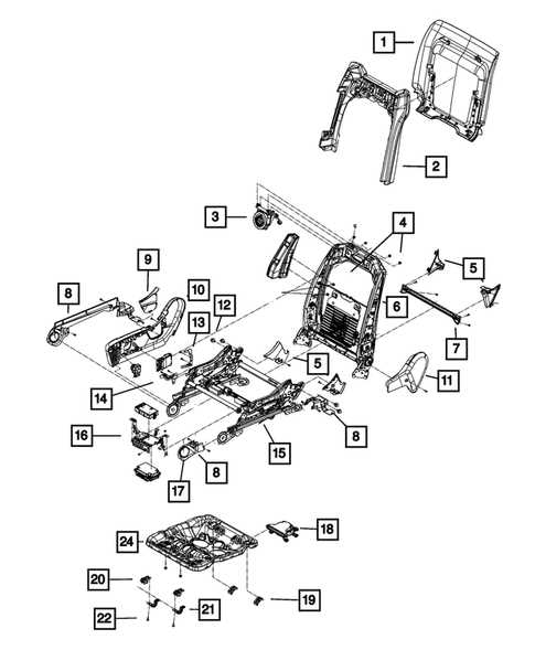 2018 dodge durango parts diagram