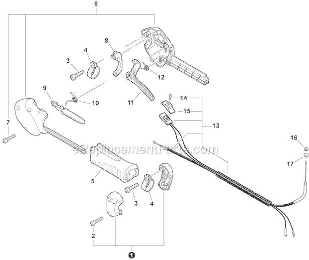 echo hedge trimmer parts diagram