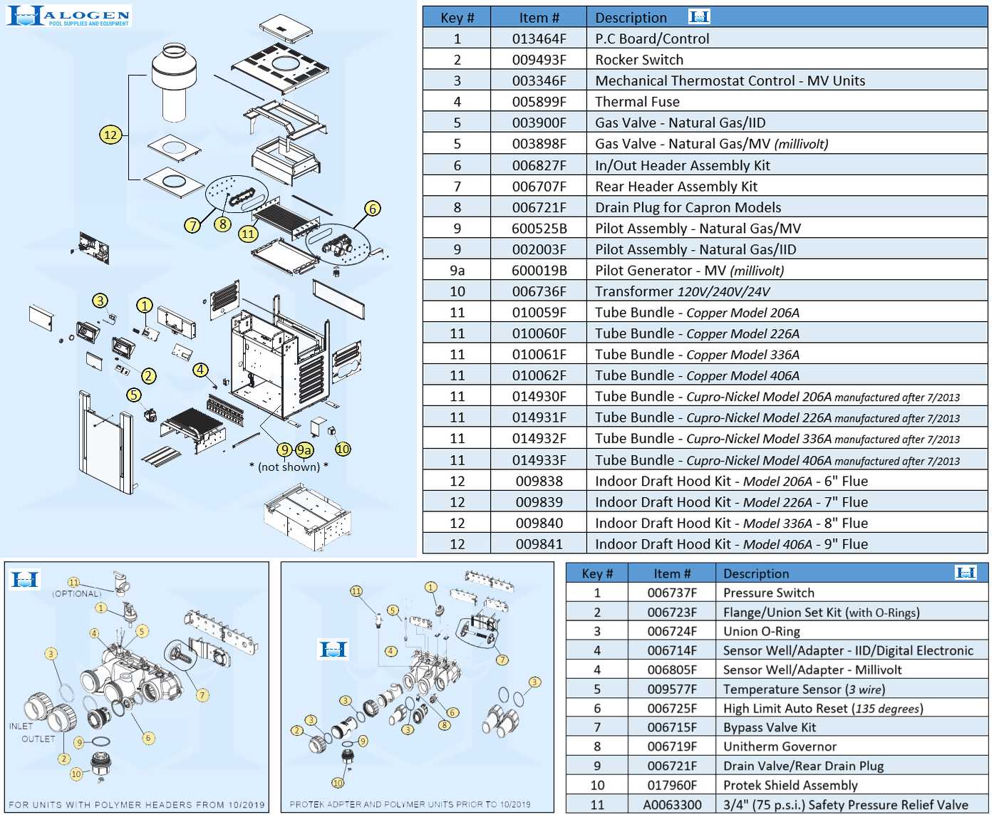 raypak rp2100 parts diagram