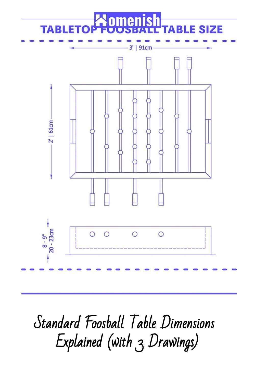 foosball table parts diagram