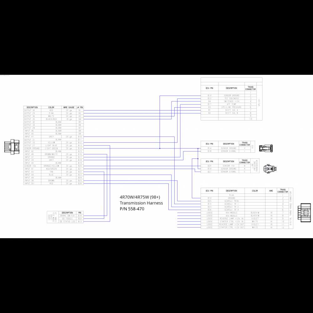 4r70w parts diagram