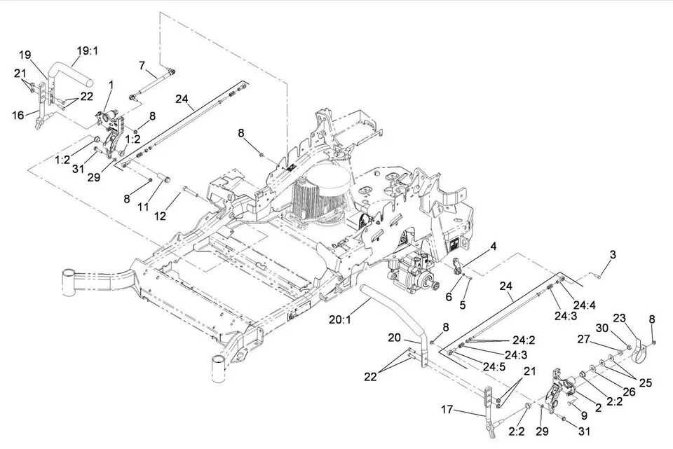 toro 20199 parts diagram