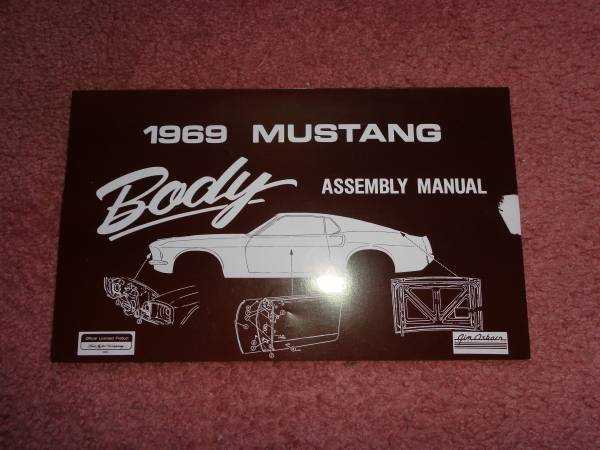 1969 mustang body parts diagram