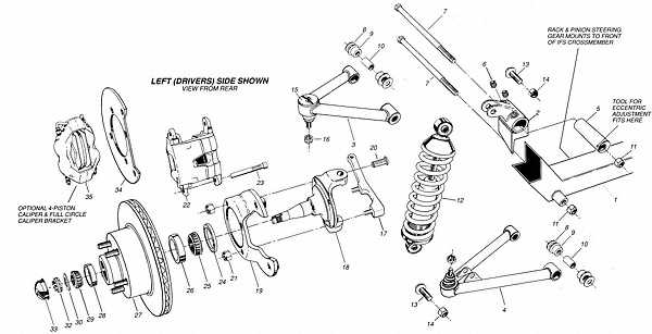 ford front end parts diagram