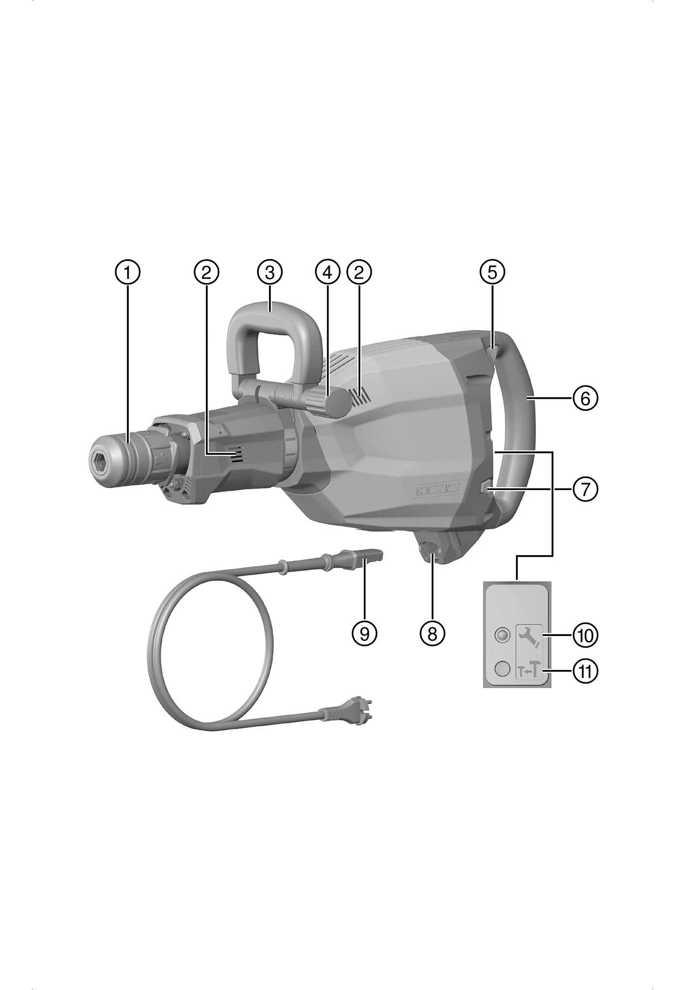 hilti te 3000 avr parts diagram