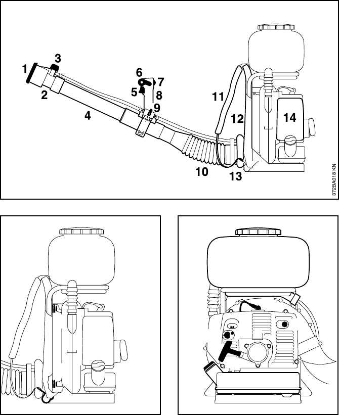 stihl sr 420 parts diagram