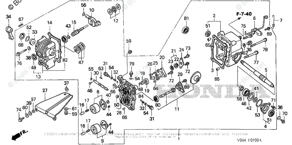 honda hs724 parts diagram