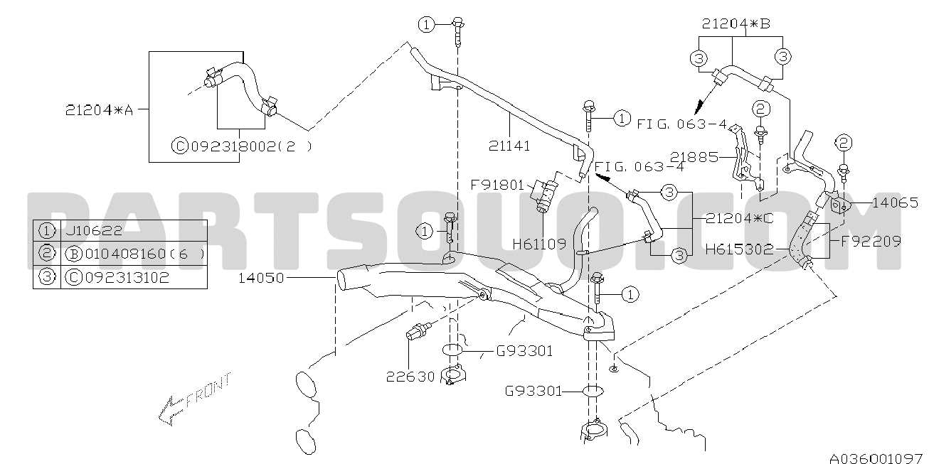 subaru legacy parts diagram