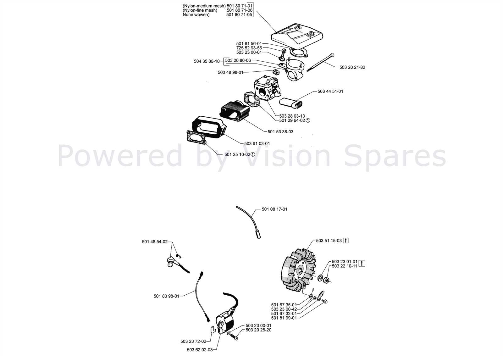husqvarna 325 lx parts diagram