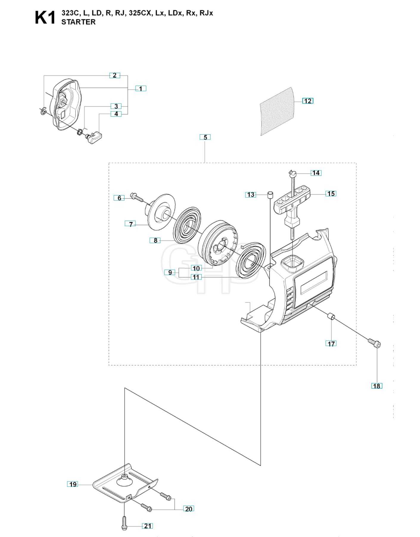 husqvarna 325 lx parts diagram