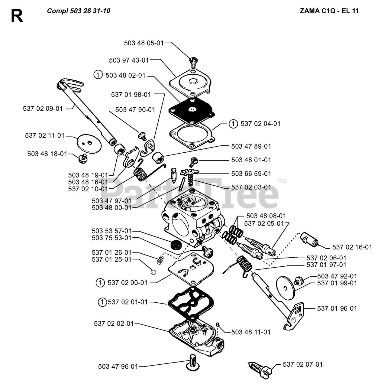 husqvarna 325 lx parts diagram