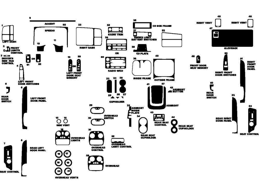 2003 gmc sierra parts diagram