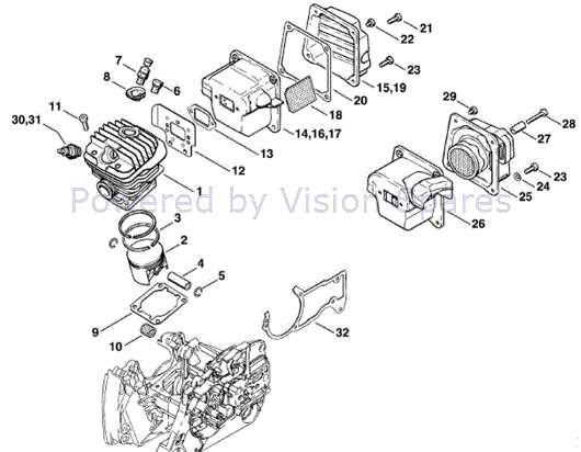 stihl ms 440 magnum parts diagram
