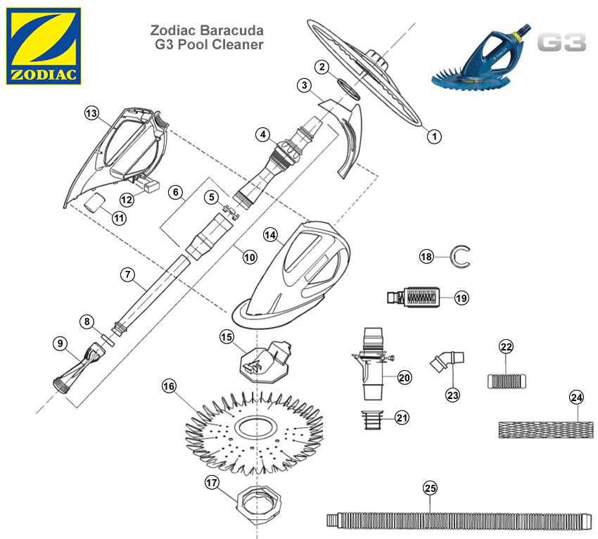 zodiac baracuda g3 parts diagram