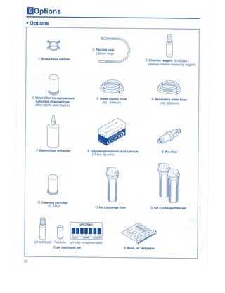 kangen water machine parts diagram