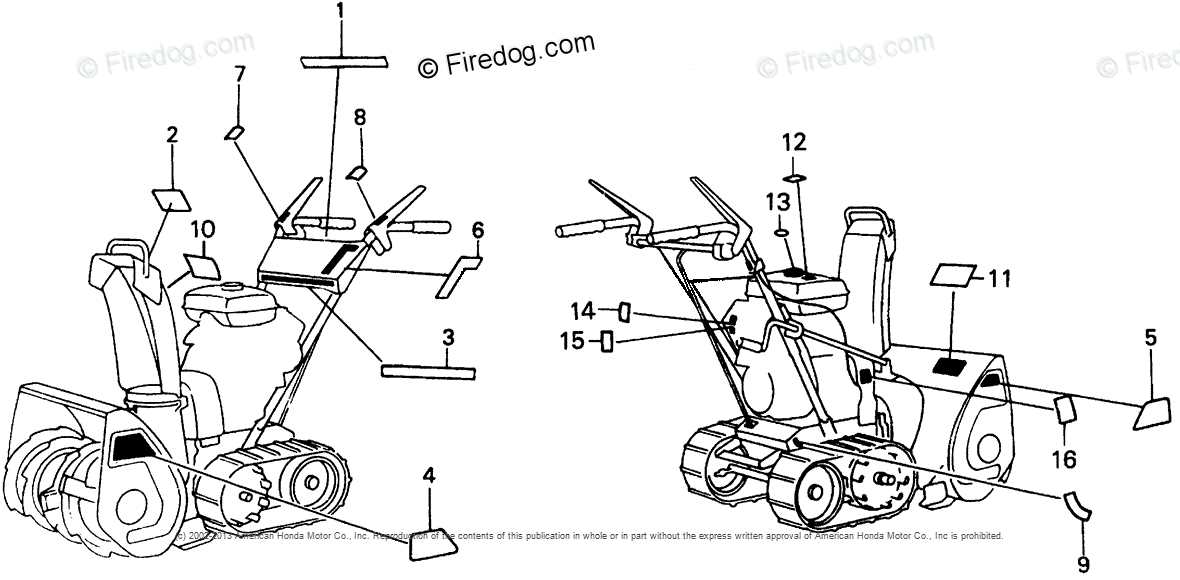 briggs and stratton snowblower parts diagram