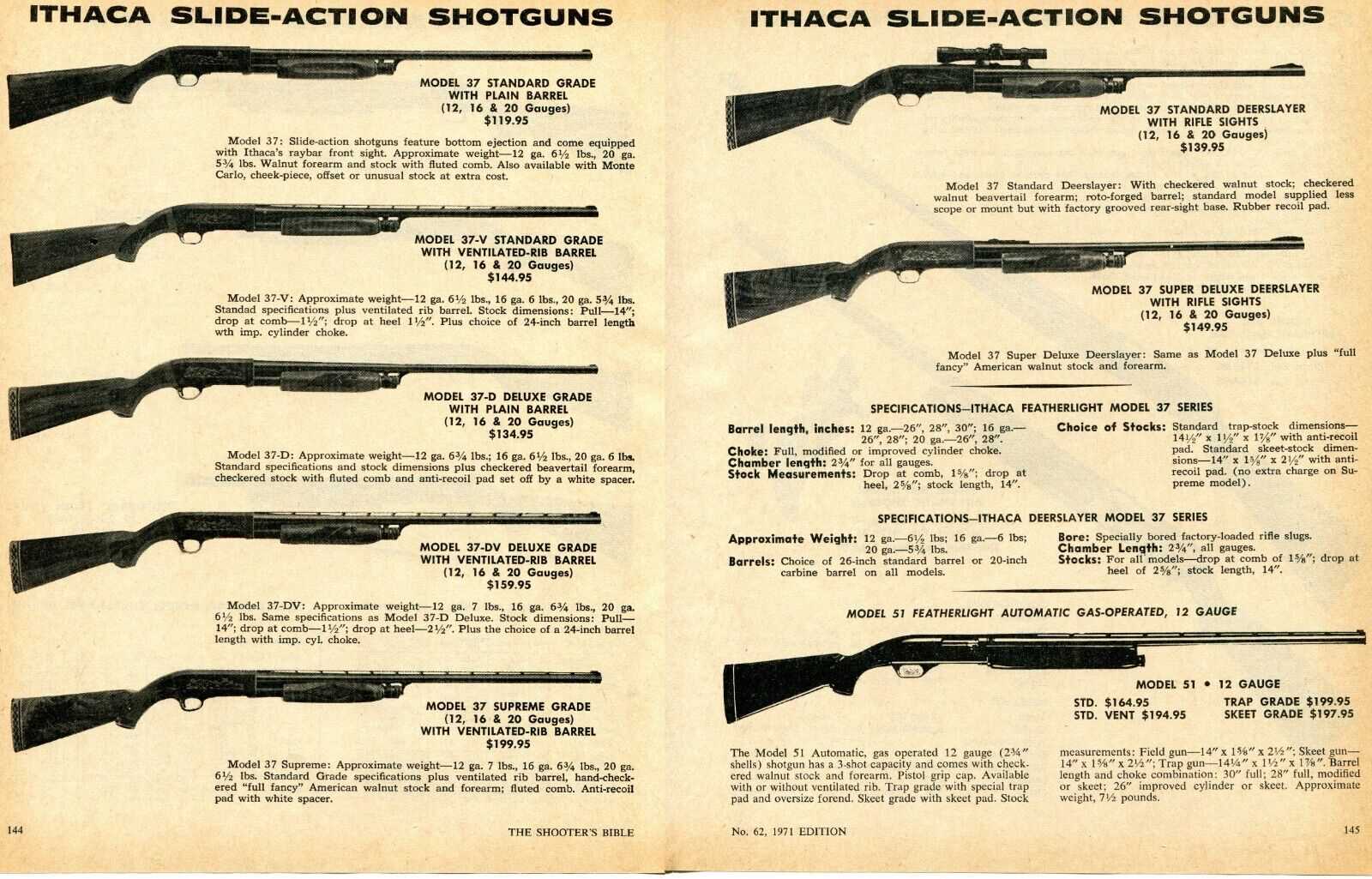 ithaca flues parts diagram