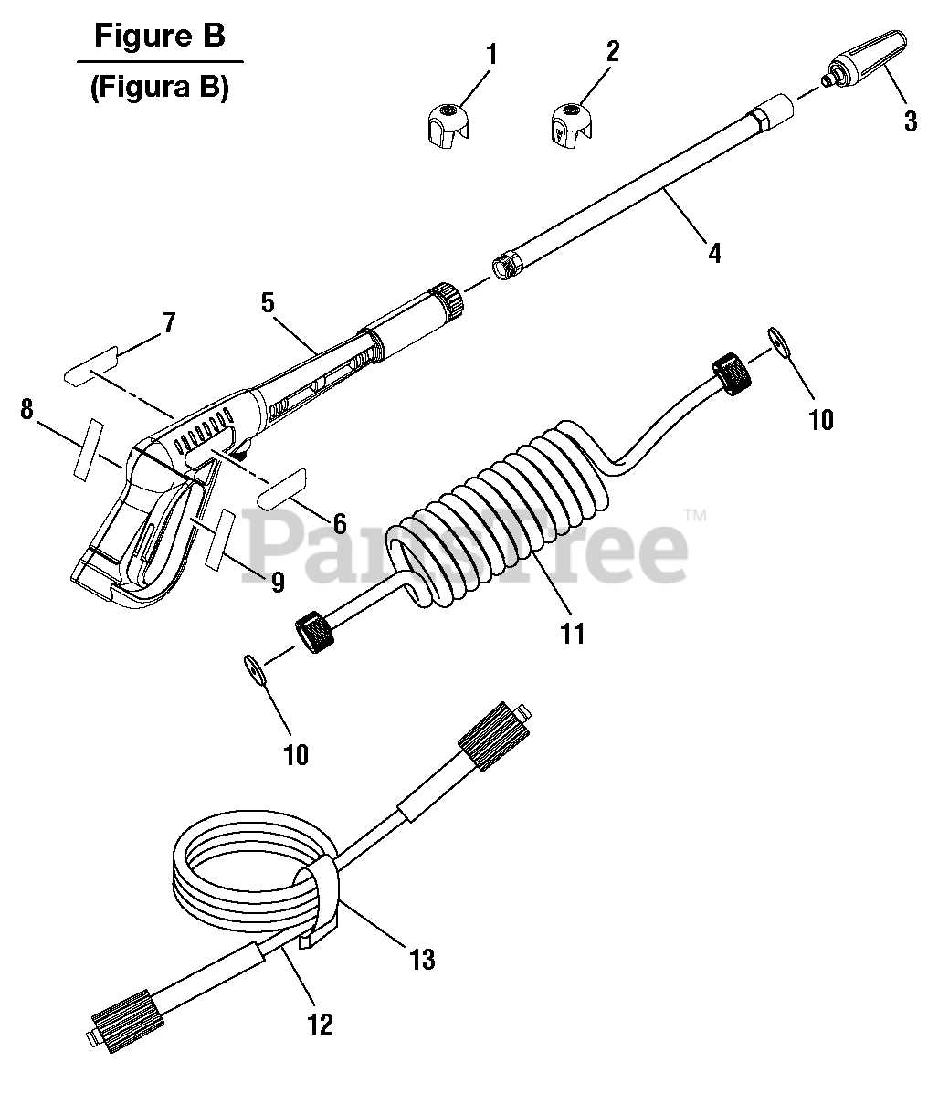 homelite 2700 psi pressure washer parts diagram