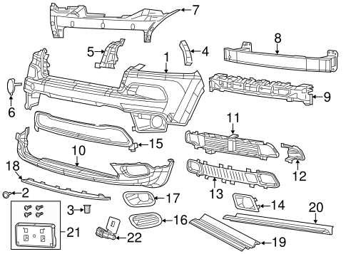 jeep cherokee front end parts diagram