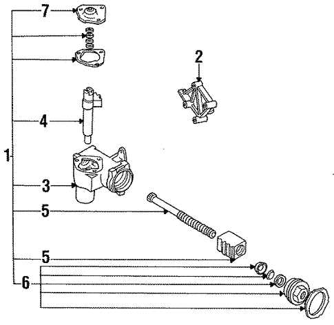 jeep steering parts diagram