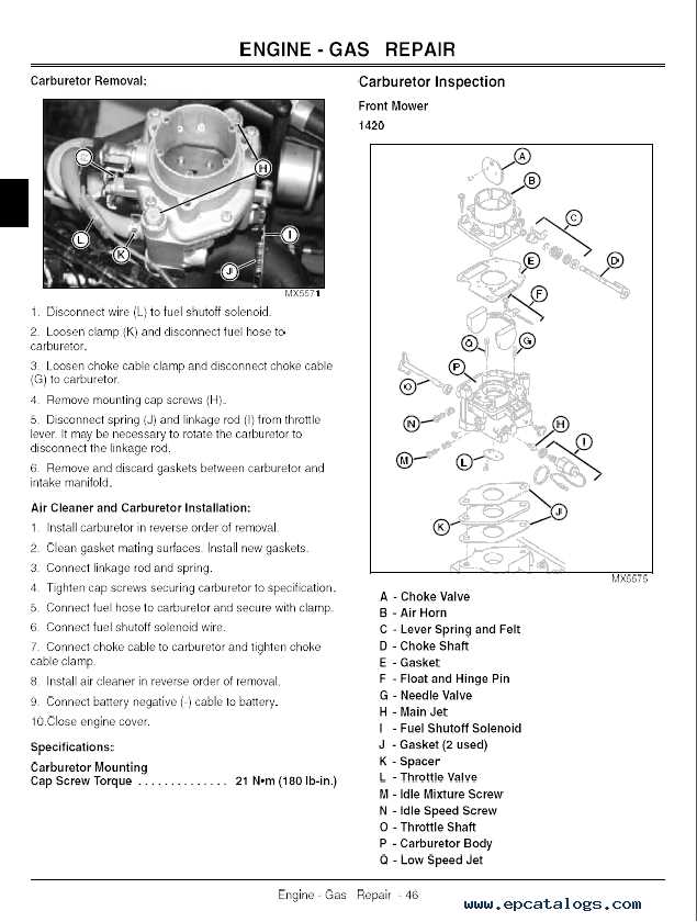 john deere 1435 parts diagram
