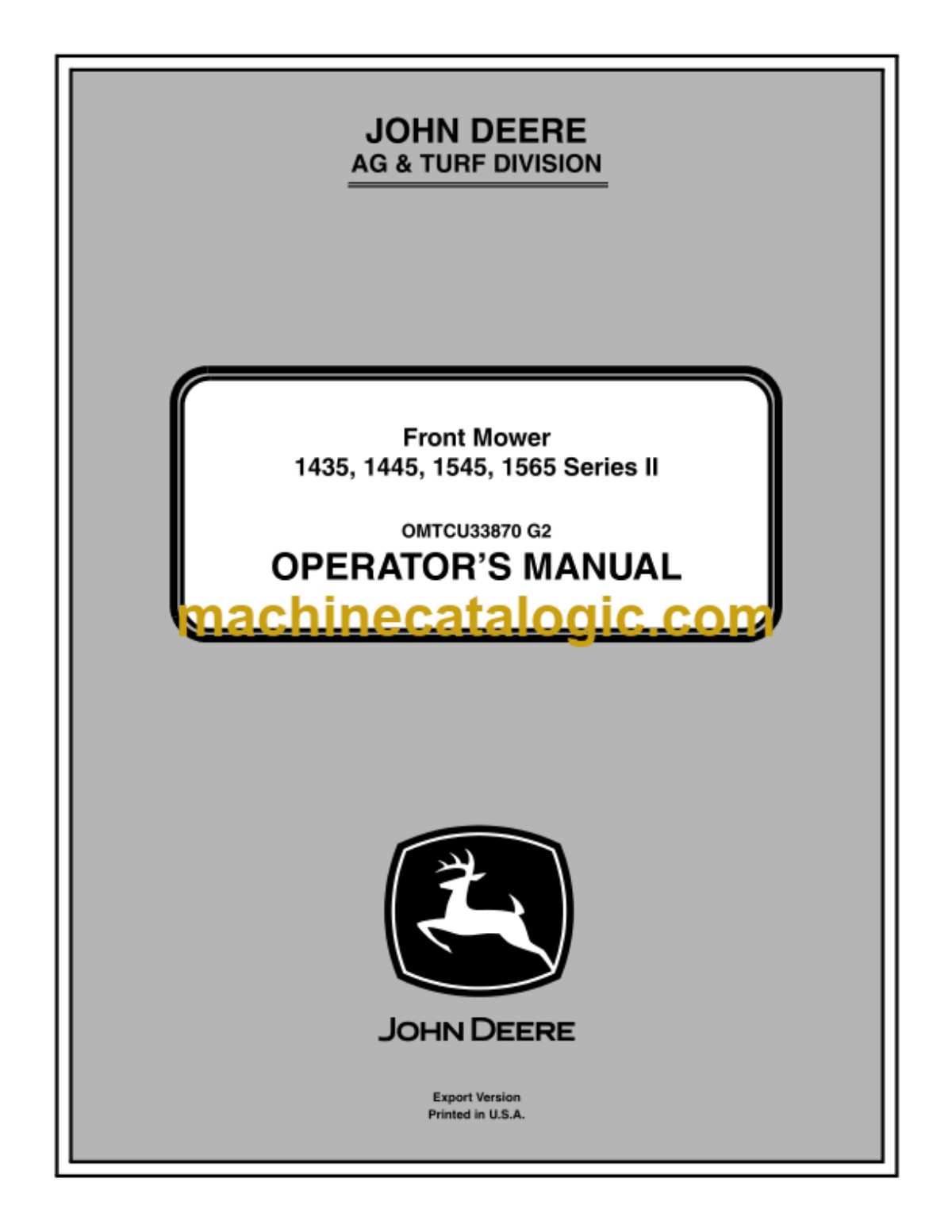 john deere 1435 parts diagram
