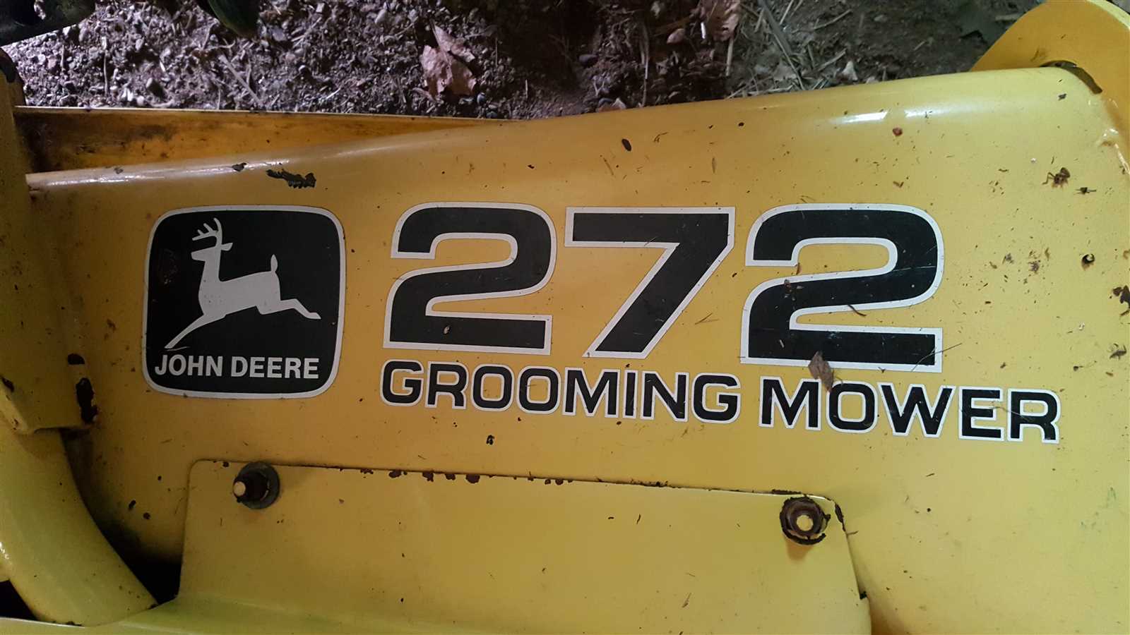 john deere 272 grooming mower parts diagram