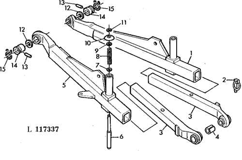 john deere 3 point hitch parts diagram