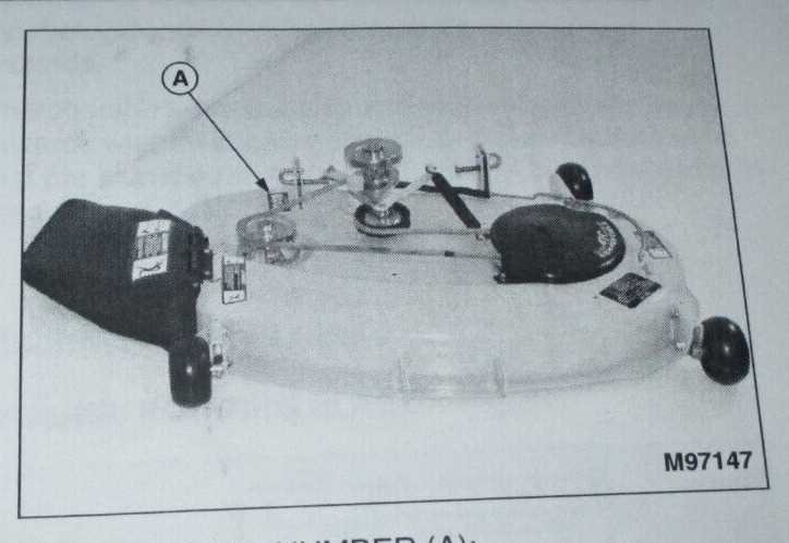 john deere 42 deck parts diagram