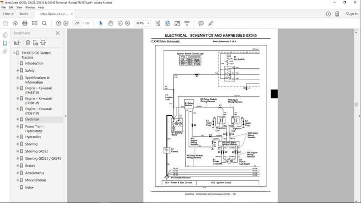 john deere gx335 parts diagram