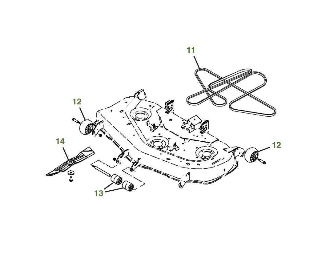 john deere lawn tractor parts diagram