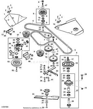 john deere mower parts diagram