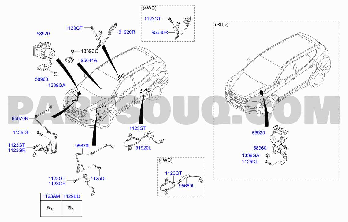 2015 hyundai santa fe parts diagram